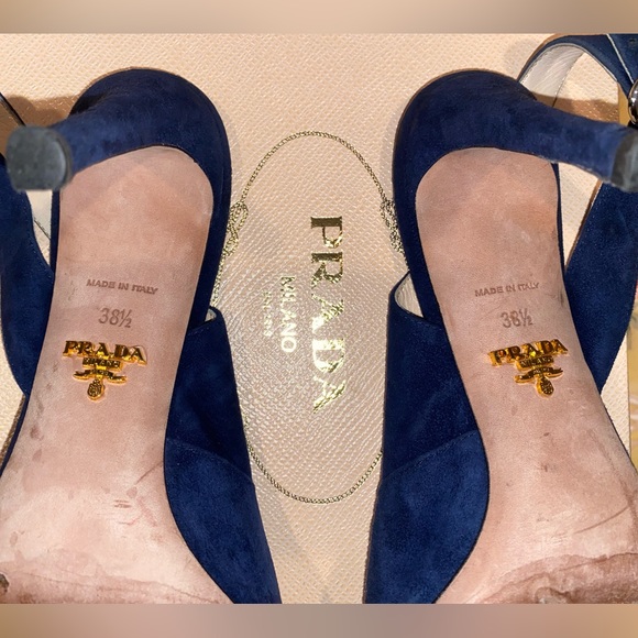 Prada Asymmetrical Sling Sandal - Picture 2 of 5